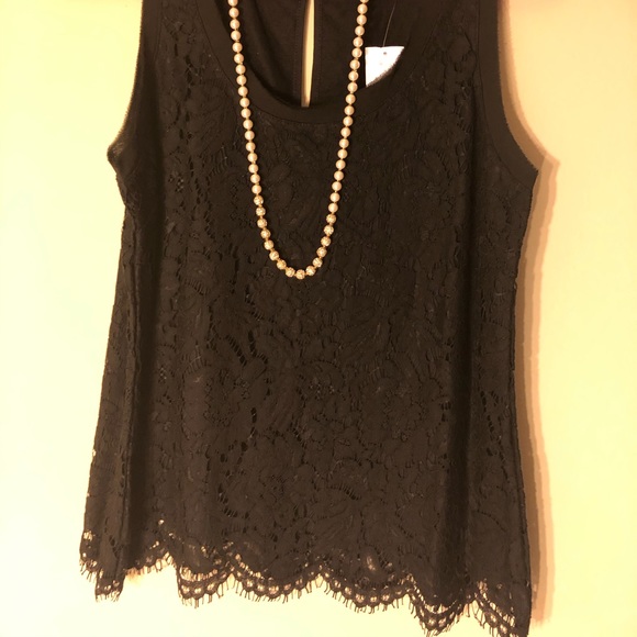 🖤BRAND NEW🖤 Banana Republic Lace Blouse - Picture 1 of 8
